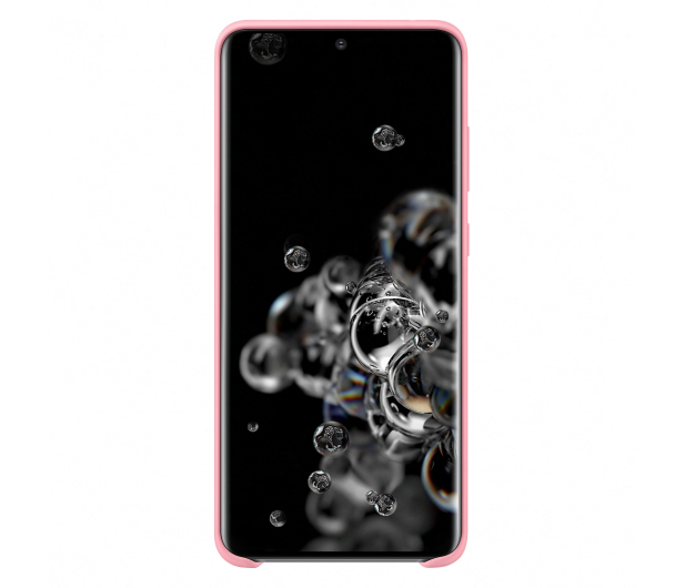 Samsung Silicone Cover do Galaxy S20 Ultra Pink - 544187 - zdjęcie 3